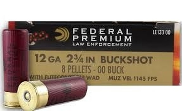 Buy 00 Buck 12ga Ammo by Federal LE Tactical with 8 Pellets Online In Canada