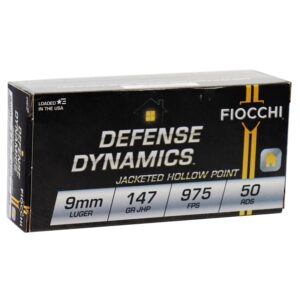 Buy 147gr JHP 9mm Ammo by Fiocchi Online In Canada
